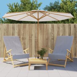 vidaXL Prosoape de plaja, 2 buc. , gri, 60x135 cm, textil 400 GSM GartenMobel Dekor (362671) Prosop