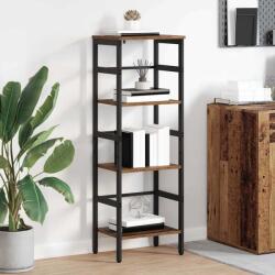 vidaXL Raft pentru carti Lemn Vechi 40 x 29, 5 x 115 cm Lemn compozit GartenMobel Dekor (883908) Biblioteca