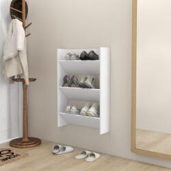 vidaXL Pantofar de perete, alb, 60x18x90 cm, PAL GartenMobel Dekor (806759) Pantofar