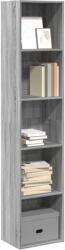 vidaXL Biblioteca, gri sonoma, 40x30x189 cm, lemn prelucrat GartenMobel Dekor (857890) Biblioteca