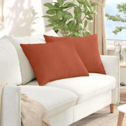 vidaXL Perne pentru canapea 2 pcs Rosu portocalie 70 x 50 cm GartenMobel Dekor (42013781)
