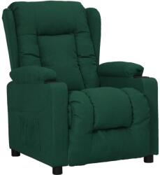 vidaXL Fotoliu rabatabil, verde închis, material textil GartenMobel Dekor (339054)
