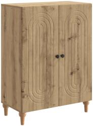 vidaXL Bufet Stejar Artizanal 66 x 34, 5 x 90 cm Lemn prelucrat GartenMobel Dekor (894134) Comoda