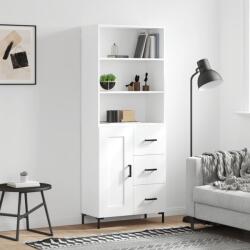 vidaXL Dulap înalt, alb, 69, 5x34x180 cm, lemn compozit GartenMobel Dekor (3190021) Comoda