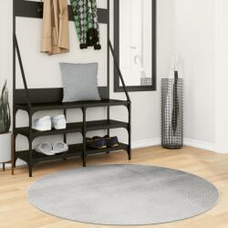 vidaXL Covor "IZA" aspect scandinav, cu fire scurte, gri, Ø 120 cm GartenMobel Dekor (375459) Covor