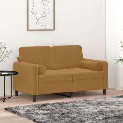 vidaXL Perne decorative, 2 buc. , maro, Ø15x50 cm, catifea GartenMobel Dekor (349516)