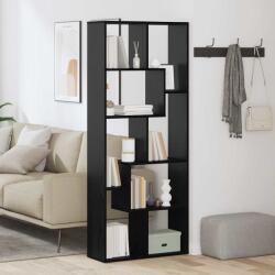 vidaXL Biblioteca Stejar negru 67 x 25 x 161.5 cm Lemn compozit GartenMobel Dekor (869252) Biblioteca