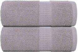 vidaXL Prosoape de sapun 2 buc Gri 30x30 cm 360 g/m2 100% bumbac GartenMobel Dekor (136824) Prosop