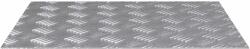 vidaXL Trepte Dreptunghiular 4 pcs Argintiu 60 x 50 cm Aluminiu GartenMobel Dekor (4104348) Covor