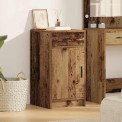 vidaXL Bufet cu sertar Lemn vechi 40 x 40.5 x 75 cm Lemn compozit GartenMobel Dekor (865071) Comoda