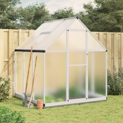 vidaXL Sere cu cadru de baza, argintiu, 169x169x202 cm, aluminiu GartenMobel Dekor (4005831)