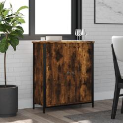 vidaXL Servanta, stejar fumuriu, 70x30x80 cm, lemn prelucrat GartenMobel Dekor (835536) Comoda