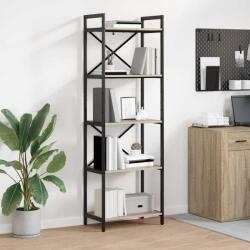 vidaXL Raft pentru carti Stejar Sonoma 56 x 34 x 171 cm Lemn compozit GartenMobel Dekor (883863) Biblioteca