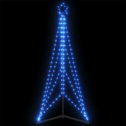 vidaXL Pom de Craciun LED 363 LED-uri Albastru 182 cm GartenMobel Dekor (4016410)