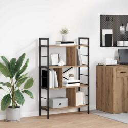 vidaXL Raft pentru carti Stejar Artizanal 75 x 30 x 123, 5 cm GartenMobel Dekor (883969) Biblioteca