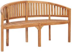vidaXL Banca în forma de banana, 151 cm, lemn masiv de tec GartenMobel Dekor (48021)