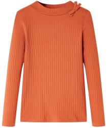 vidaXL Tricou pentru copii cu maneci lungi, portocaliu ars, 92 GartenMobel Dekor (14129)