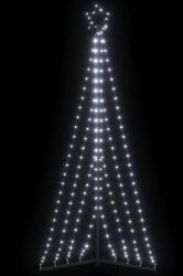 vidaXL Pom de Craciun LED 339 LED-uri Alb Rece 182 cm GartenMobel Dekor (3307646)