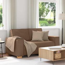 vidaXL Canapea cu 2 locuri, maro, 160x78x84 cm, material textil GartenMobel Dekor (4104974) Canapea