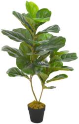 vidaXL Planta artificiala ficus cu ghiveci, verde, 90 cm GartenMobel Dekor (280172)