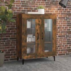 vidaXL Dulap, stejar fumuriu, 69, 5x34x90 cm, lemn compozit GartenMobel Dekor (817336) Comoda