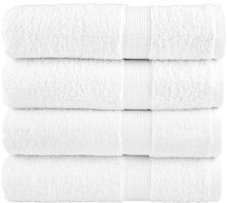 vidaXL Prosoape de baie premium SOLUND 4 buc alb 100x150cm 600gsm GartenMobel Dekor (137133) Prosop