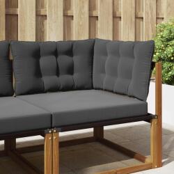 vidaXL Perna pentru canapea de exterior 3 pcs Antracit Poliester GartenMobel Dekor (900914)