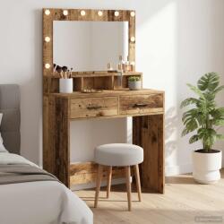 vidaXL Masa de Machiaj Lemn vechi 79 x 41 x 135 cm Lemn compozit GartenMobel Dekor (865089)