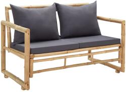 vidaXL Banca de gradina cu perne, 115 cm, bambus GartenMobel Dekor (315597)