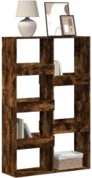 vidaXL Biblioteca, stejar fumuriu, 100x33x155, 5 cm, lemn prelucrat GartenMobel Dekor (3309397) Biblioteca