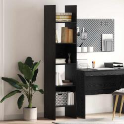 vidaXL Dulap pentru carti Stejar negru 40 x 35 x 180 cm Lemn compozit GartenMobel Dekor (875020) Biblioteca