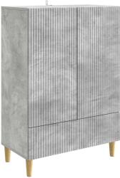vidaXL Bufet cu sertar Gri Beton 66 x 34, 5 x 95 cm Lemn prelucrat GartenMobel Dekor (894668) Comoda