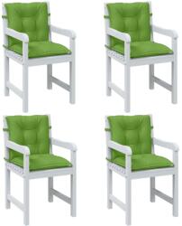 vidaXL Perne scaun spatar scund 4 buc. melanj verde 100x50x7 cm textil GartenMobel Dekor (4002395)