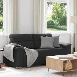 vidaXL Canapea cu 2 locuri, neagra, 180x81x84 cm, piele ecologica GartenMobel Dekor (4105343) Canapea