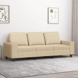 vidaXL Canapea cu 3 locuri, crem, 180 cm, material textil GartenMobel Dekor (359401) Canapea