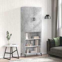 vidaXL Dulap înalt, gri beton, 69, 5x34x180, lemn compozit GartenMobel Dekor (3196071) Comoda