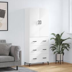 vidaXL Dulap înalt, alb, 69, 5x34x180 cm, lemn compozit GartenMobel Dekor (3195843) Comoda