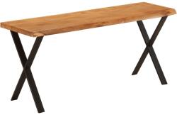 vidaXL Banca cu margini naturale 105 cm, lemn masiv de acacia GartenMobel Dekor (372757)