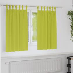 vidaXL Perdele Opaque cu Inel 2 pcs Verde 140 x 140 cm Poliester GartenMobel Dekor (4107608)