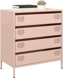 vidaXL Dulap, roz, 68x39x73, 5 cm, otel laminat la rece GartenMobel Dekor (851287) Comoda