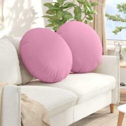 vidaXL Perne de Sezut 2 pcs Roz Ø80 x 29 cm tesatura GartenMobel Dekor (42014246)