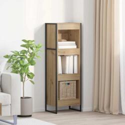 vidaXL Dulap pentru carti Stejar artizanal 80 x 30 x 155 cm GartenMobel Dekor (886371) Biblioteca