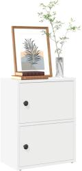 vidaXL Biblioteca, alb, 40x24x52 cm, lemn prelucrat GartenMobel Dekor (860355) Biblioteca