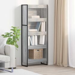 vidaXL Dulap pentru carti Gri Sonoma 80 x 30 x 155 cm Lemn compozit GartenMobel Dekor (886399) Biblioteca