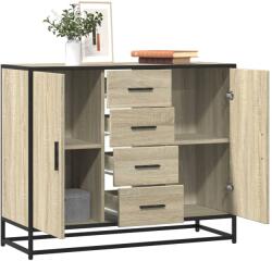 vidaXL Dulap, stejar sonoma, 92x35x76 cm, lemn prelucrat GartenMobel Dekor (3300826) Comoda