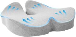 vidaXL Perna cu perna Gri deschis 50 x 43 x 10 cm Bumbac GartenMobel Dekor (42012688)