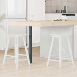 vidaXL Scaune de dining 2 pcs Alb 46 x 37 x 63 cm GartenMobel Dekor (42020462)