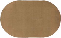 vidaXL Covor oval din iuta naturala 152x245 cm pentru living, maro (42010798) Covor