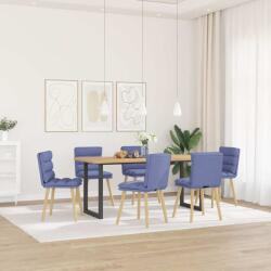 vidaXL Scaune de sufragerie 6 buc tesatura Jeans Blue GartenMobel Dekor (3315673)
