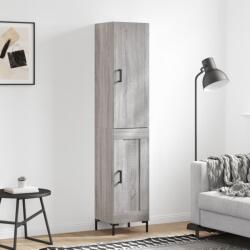 vidaXL Dulap înalt, gri sonoma, 34, 5x34x180 cm, lemn prelucrat GartenMobel Dekor (3199111) Comoda